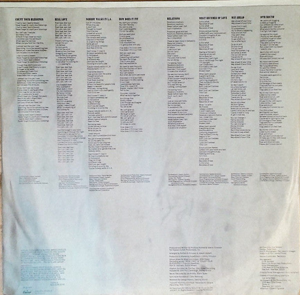 Ashford & Simpson : Real Love (LP, Album)