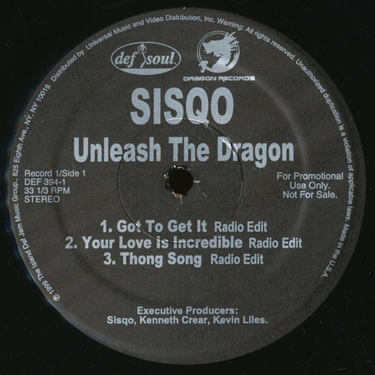 Sisqo : Unleash The Dragon (2x12", Advance, Promo)
