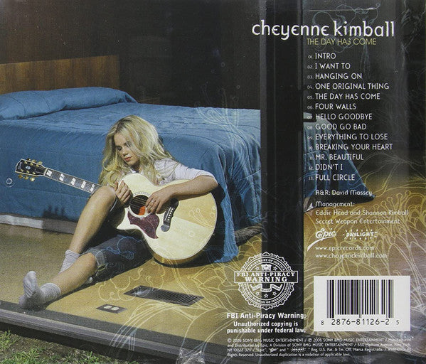 Cheyenne Kimball : The Day Has Come (CD, Album)
