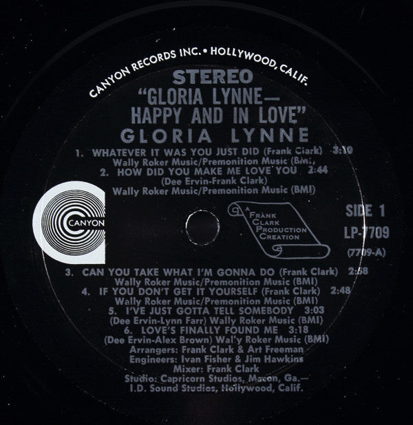 Gloria Lynne : Happy And In Love (LP, Album)