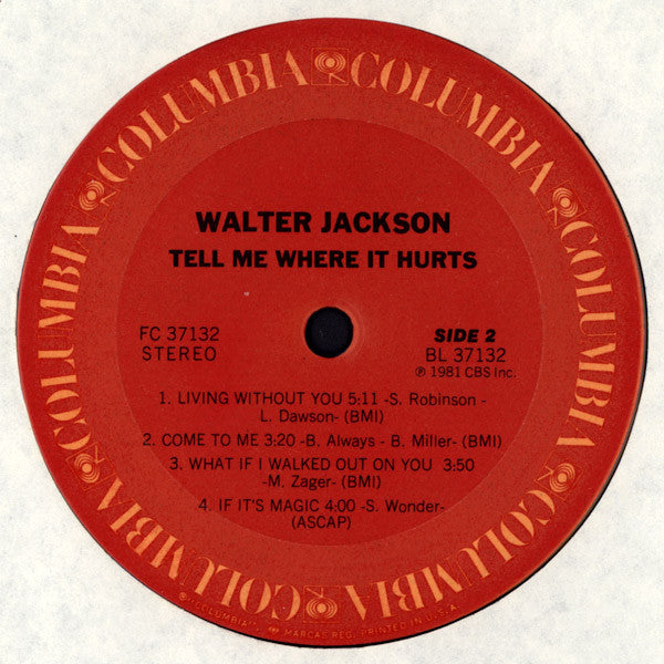 Walter Jackson : Tell Me Where It Hurts (LP, Album)