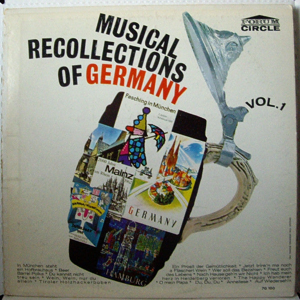 Unknown Artist : Musical Recollections Of Germany, Vol. I (LP, Mono)