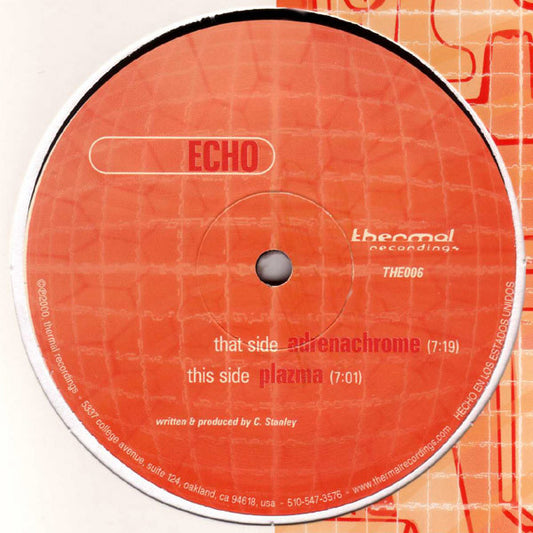 Echo : Adrenachrome / Plazma (12")