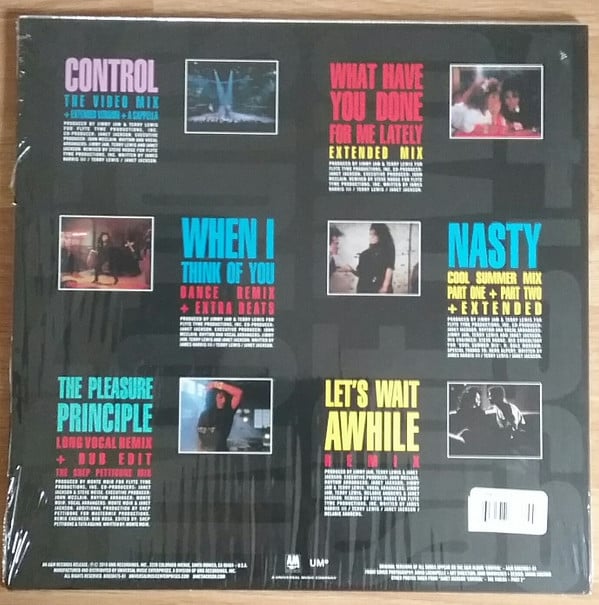 Janet Jackson : Control The Remixes (LP, Comp, Red + LP, Comp, Lav + Ltd, RE)