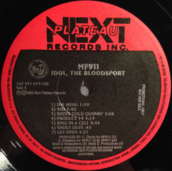 MF911 : Idol, The Bloodsport (LP, Album, Promo)