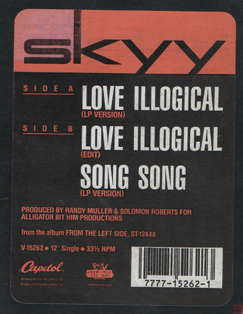 Skyy : Love Illogical (12")