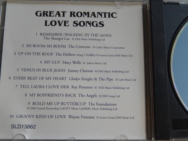 Various : The Great Romantic Love Songs (CD, Comp)