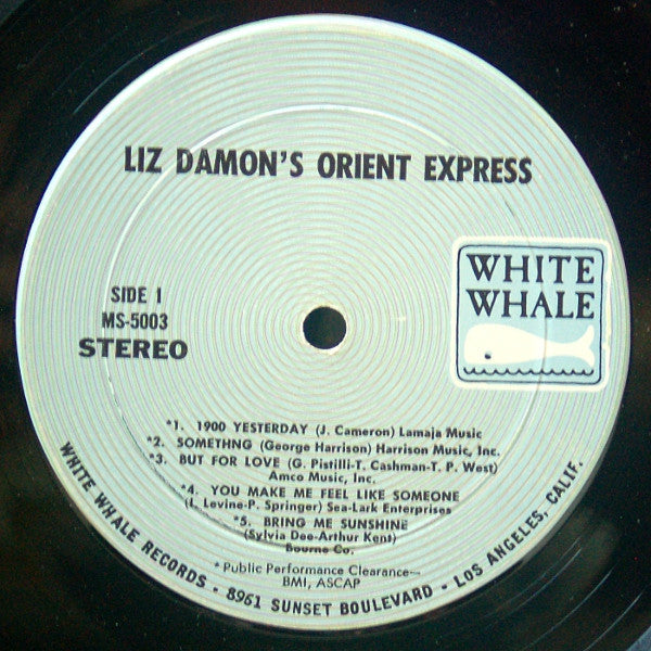 Liz Damon's Orient Express : Liz Damon's Orient Express (LP, Album, Mon)