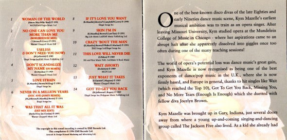 Kym Mazelle : The Gold Collection (CD, Comp)