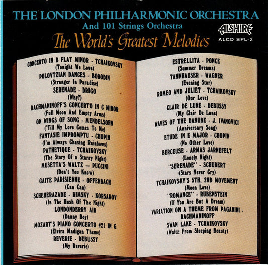 London Philharmonic Orchestra And 101 Strings : The World's Greatest Melodies (CD)