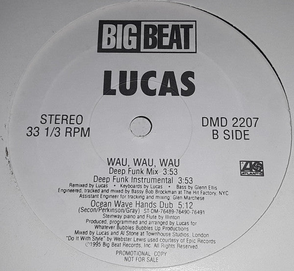 Lucas (2) : Wau Wau Wau (12", Promo)