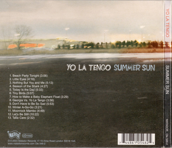 Yo La Tengo : Summer Sun (CD, Album, Dig)
