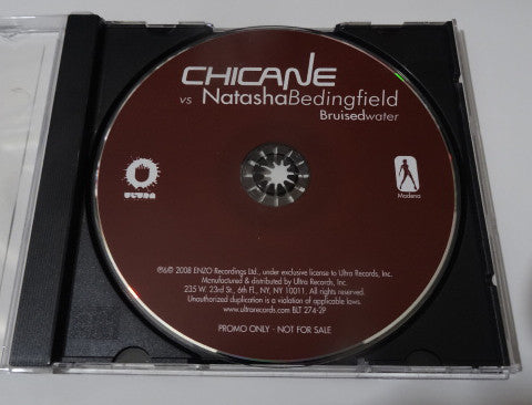 Chicane Vs. Natasha Bedingfield : Bruised Water (CD, Single, Promo)