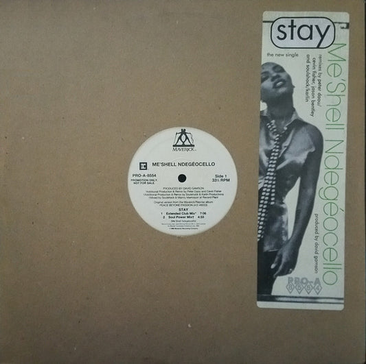 Me'Shell NdegéOcello : Stay (2x12", Promo)