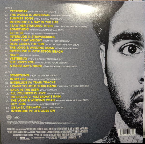 Various : Yesterday (Original Motion Picture Soundtrack)   (2xLP, Yel)