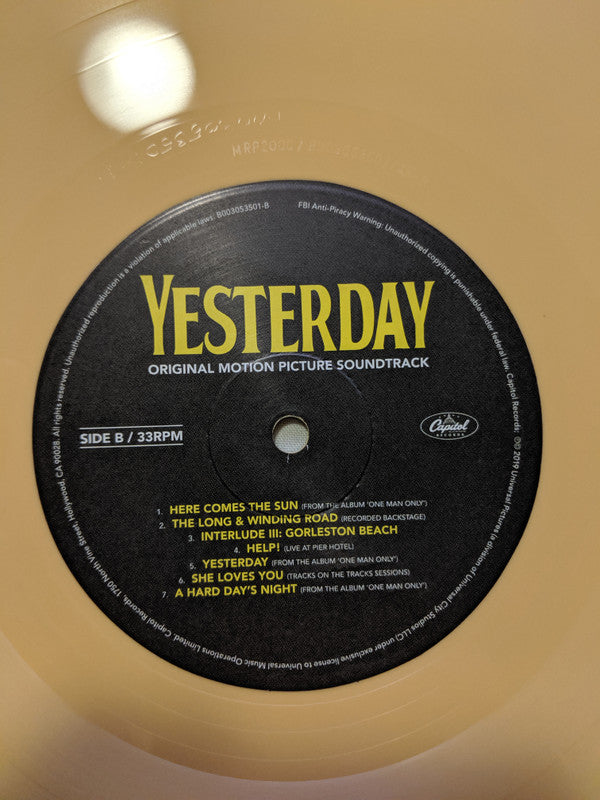 Various : Yesterday (Original Motion Picture Soundtrack)   (2xLP, Yel)