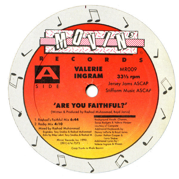 Valerie Ingram : Are You Faithful? (12")