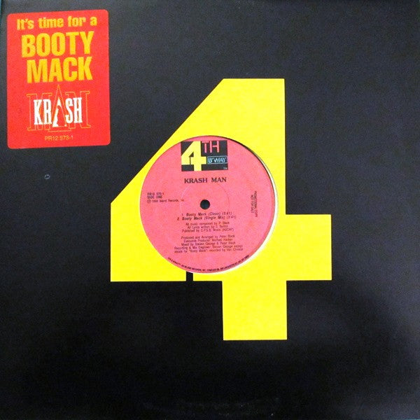 Krash Man : Booty Mack (12", Promo)