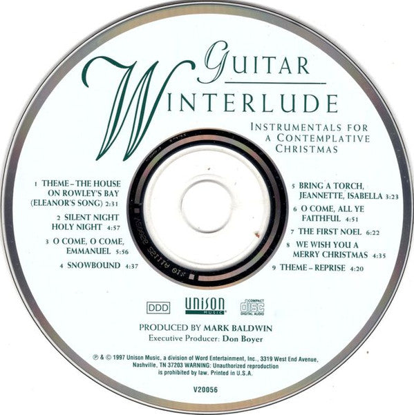 Various : Guitar Winterlude (Instrumentals For A Contemplative Christmas) (CD, Album)