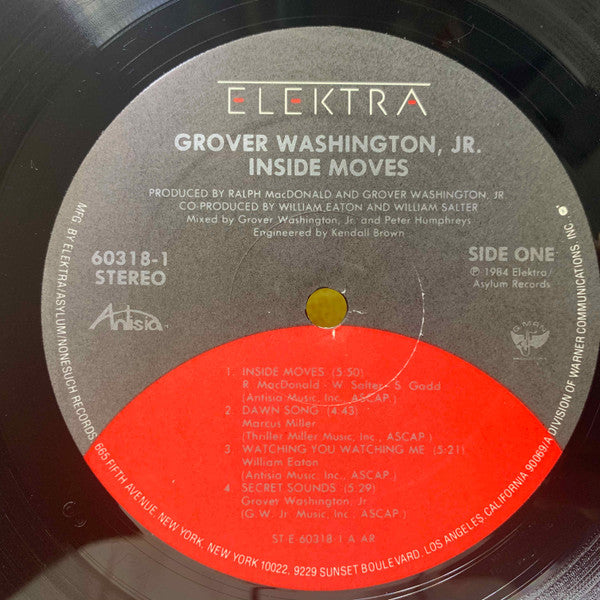 Grover Washington, Jr. : Inside Moves (LP, All)