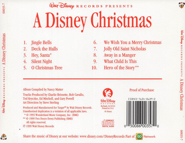 Various : A Disney Christmas (CD, Comp)