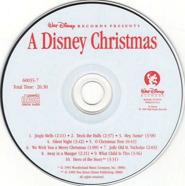 Various : A Disney Christmas (CD, Comp)