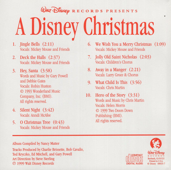 Various : A Disney Christmas (CD, Comp)