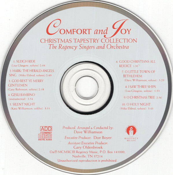 The Regency Singers And Orchestra : Comfort And Joy - Volume 10 (CD)
