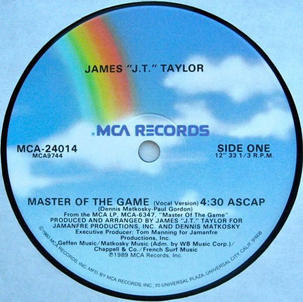 J.T. Taylor : Master Of The Game (12", Single)