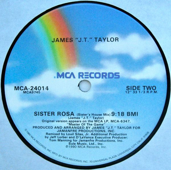 J.T. Taylor : Master Of The Game (12", Single)