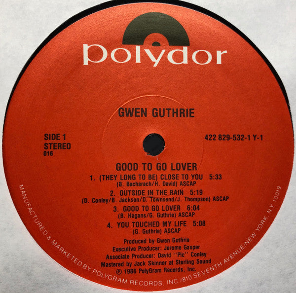 Gwen Guthrie : Good To Go Lover (LP, Album, 016)