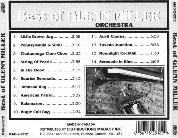 The Glenn Miller Orchestra : Best Of Glenn Miller Orchestra (CD, Comp)