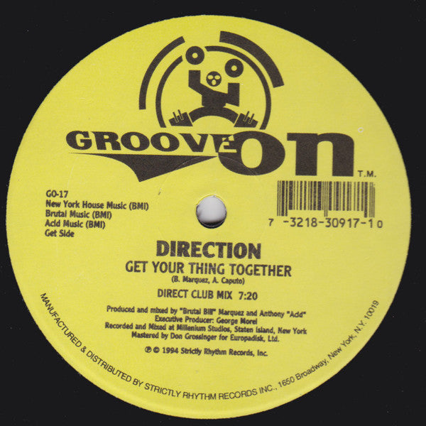 Direction : Get Your Thing Together / Feel It (12")