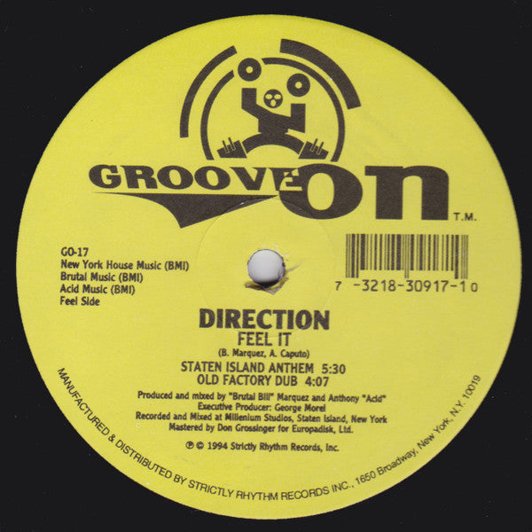 Direction : Get Your Thing Together / Feel It (12")