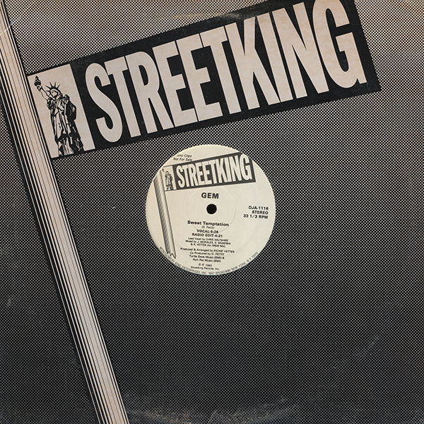 Gem (4) : Sweet Temptation (12", Promo)