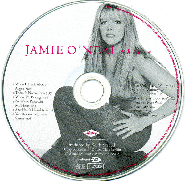 Jamie O'Neal : Shiver (HDCD, Album, Enh, Jew)