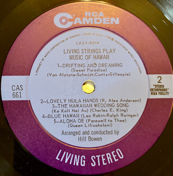 Living Strings : Play Music Of Hawaii (LP, Album)