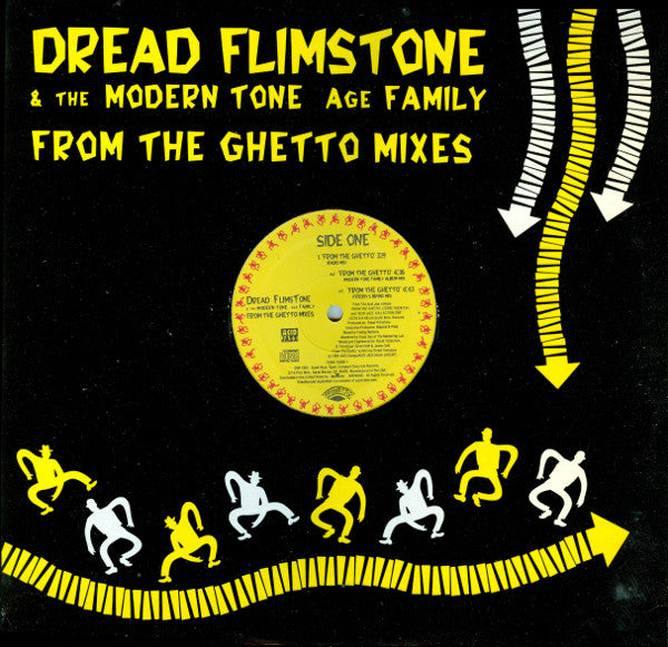 Dread Flimstone And The Modern Tone Age Family : From The Ghetto Mixes (12")
