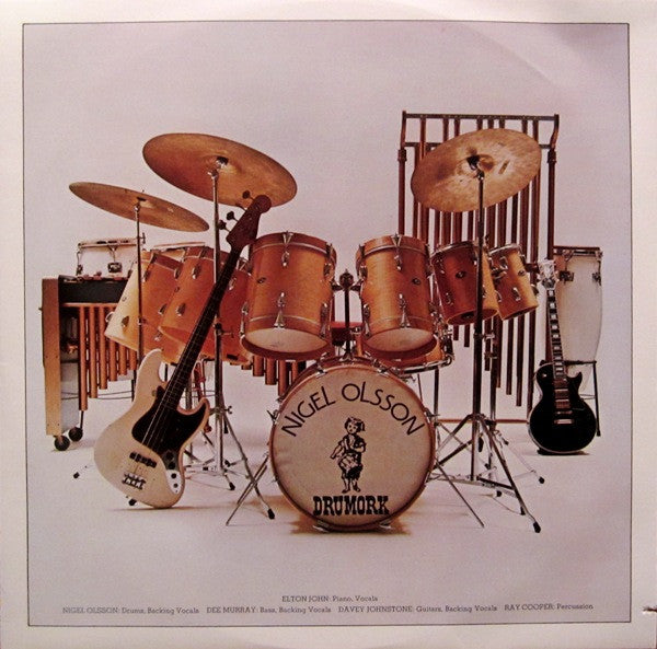 Elton John : Here And There (LP, Album, Glo)