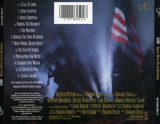 James Horner : Glory (Original Motion Picture Soundtrack) (CD, Album)