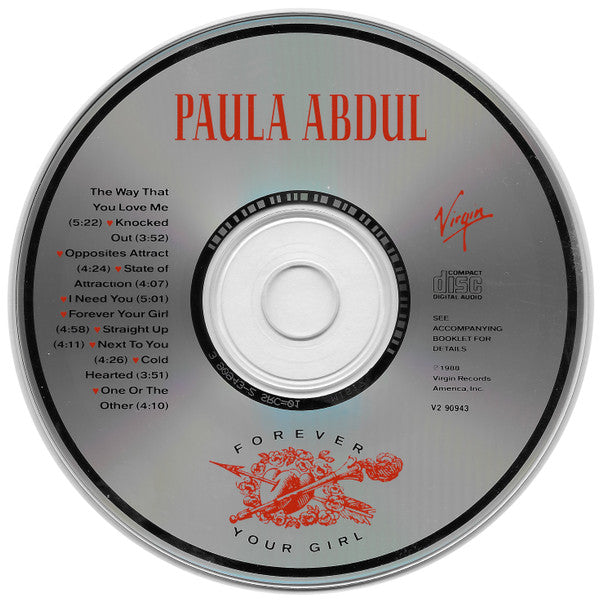 Paula Abdul : Forever Your Girl (CD, Album, Club, CRC)