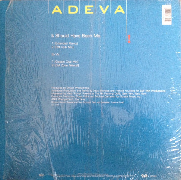 Adeva : It Should Have Been Me (12", Maxi)