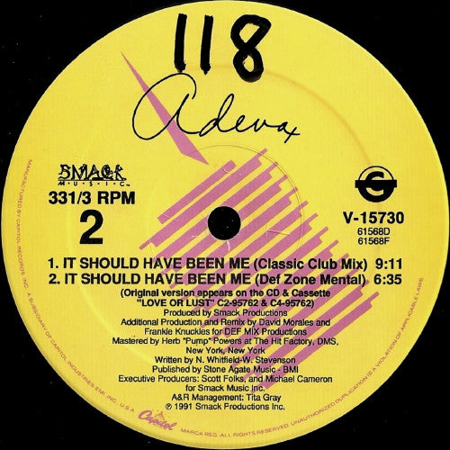 Adeva : It Should Have Been Me (12", Maxi)