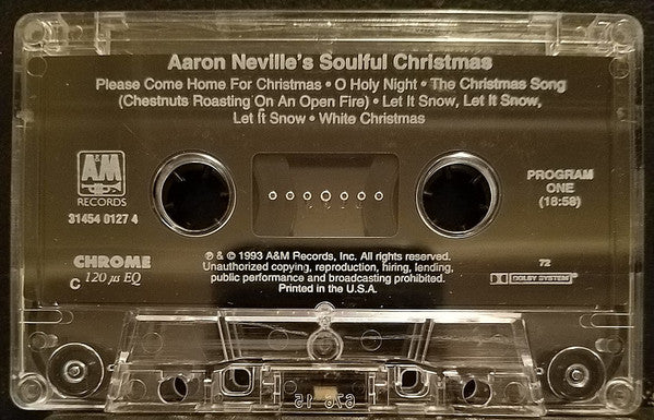 Aaron Neville : Aaron Neville's Soulful Christmas (Cass, Album)