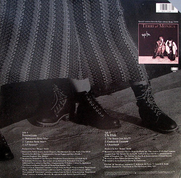 Terri & Monica : Intentions (12")