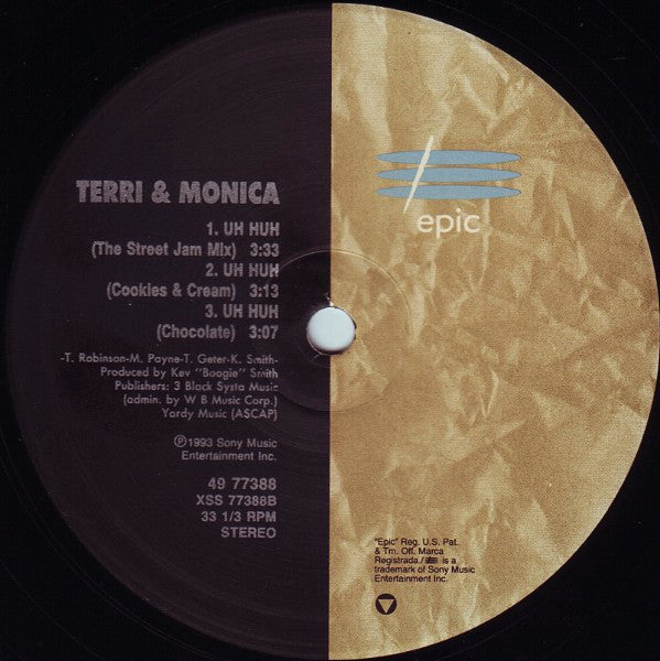 Terri & Monica : Intentions (12")