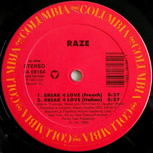 Raze : Break 4 Love (12")