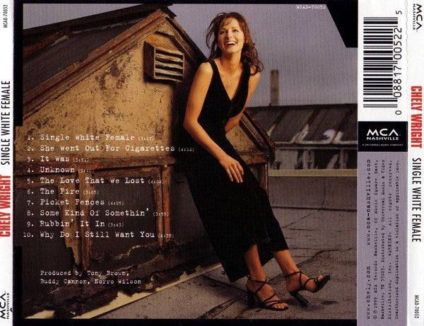 Chely Wright : Single White Female (CD, Album)