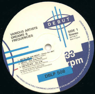 Various : Dreams & Frequencies (12", Comp)