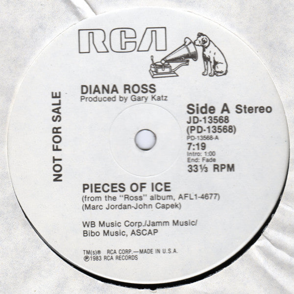 Diana Ross : Pieces Of Ice (12", Promo)